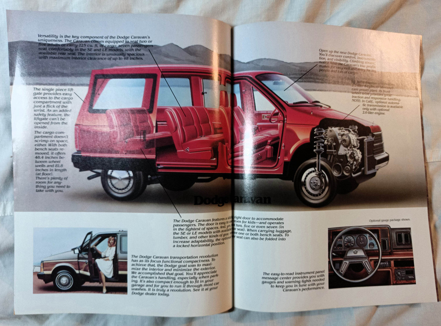 1984 Dodge Caravan Detroit Area Dealers Sales Brochure - TulipStuff