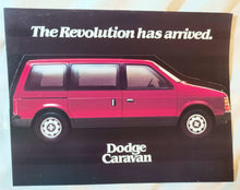 Load image into Gallery viewer, 1984 Dodge Caravan Detroit Area Dealers Sales Brochure - TulipStuff
