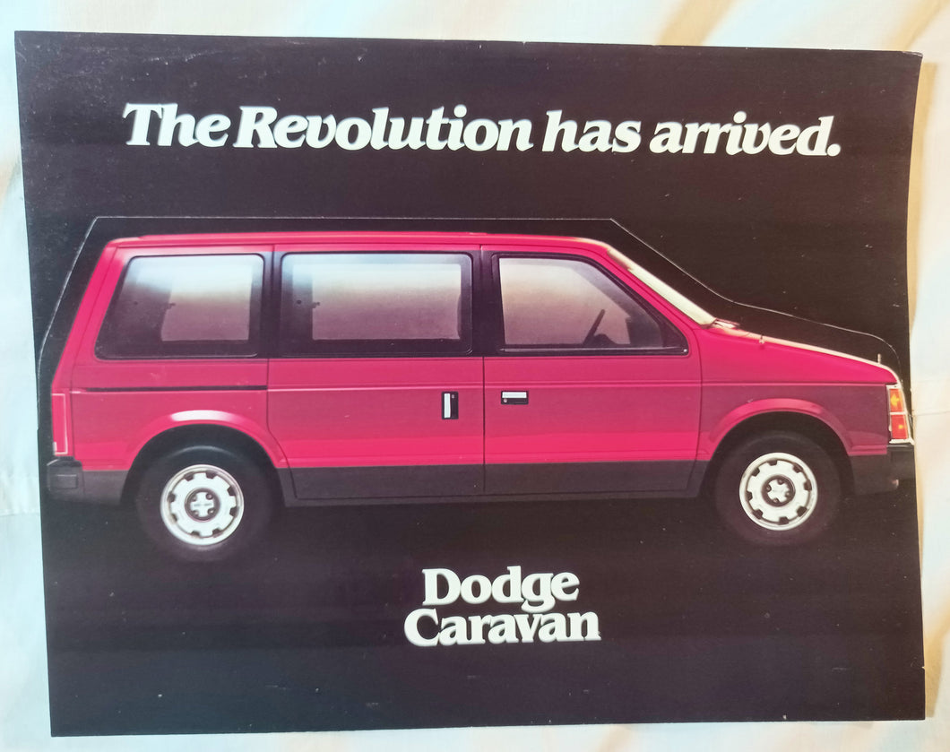 1984 Dodge Caravan Detroit Area Dealers Sales Brochure - TulipStuff