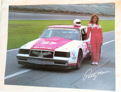 Patty Moise #57 Buick Regal IMSA Kelly American 1985 Photo Card 11x8.5 - TulipStuff