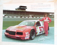 Load image into Gallery viewer, Patty Moise #57 Buick Somerset Regal Famous Amos 1986 Photo Card 11x8.5 - TulipStuff
