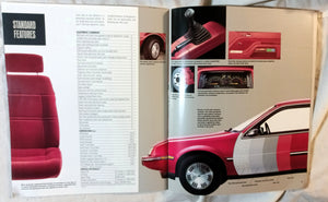 1988 Chevrolet Beretta Coupe CL GT Z51 Dealer Sales Brochure - TulipStuff