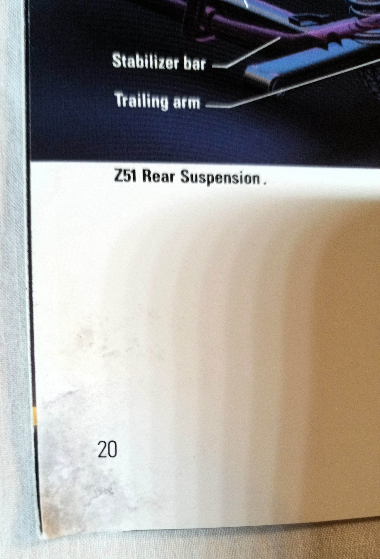 1988 Chevrolet Beretta Coupe CL GT Z51 Dealer Sales Brochure - TulipStuff