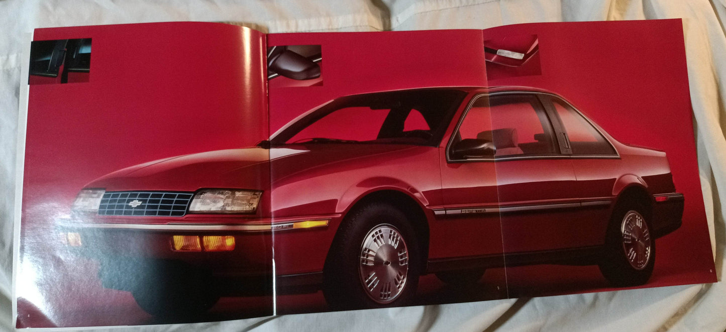 1988 Chevrolet Beretta Coupe CL GT Z51 Dealer Sales Brochure - TulipStuff