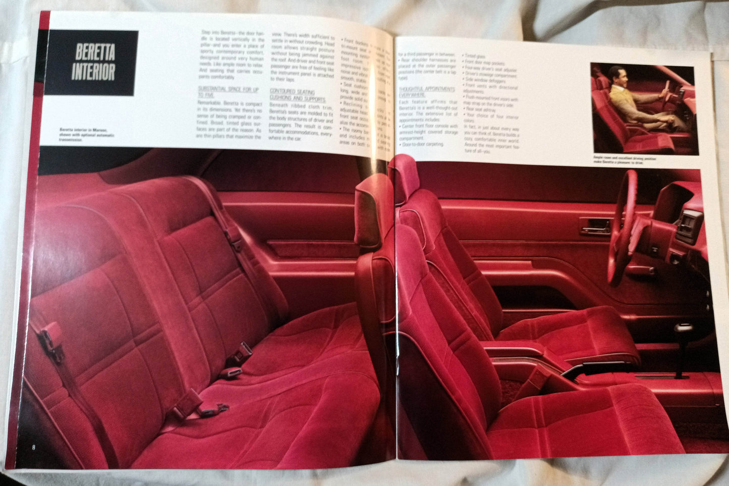 1988 Chevrolet Beretta Coupe CL GT Z51 Dealer Sales Brochure - TulipStuff