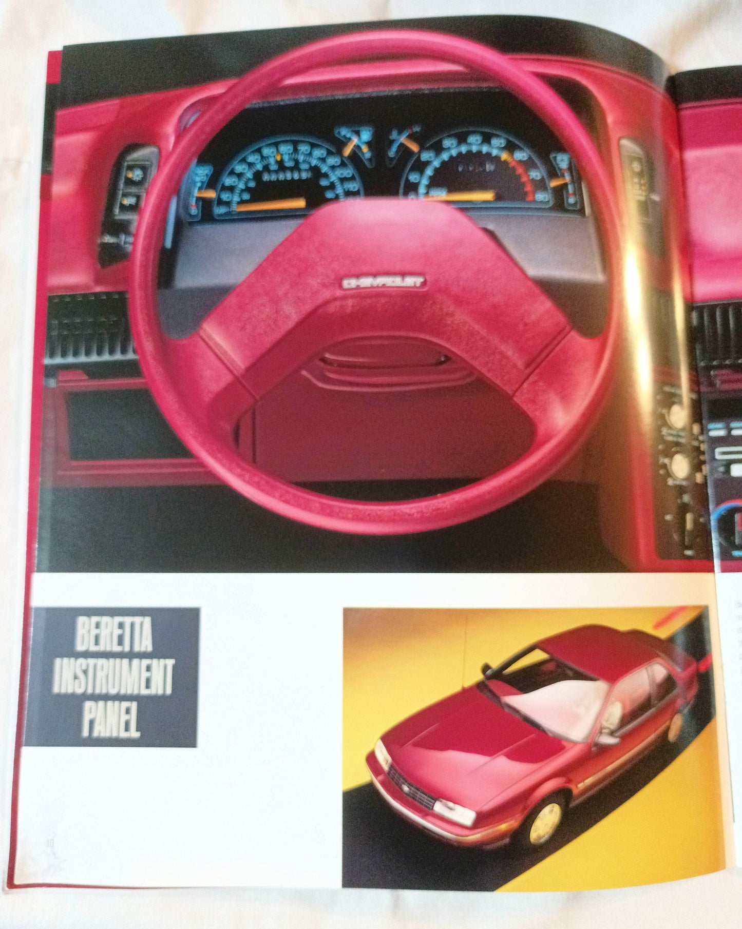 1988 Chevrolet Beretta Coupe CL GT Z51 Dealer Sales Brochure - TulipStuff