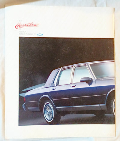 1988 Chevrolet Caprice Classic Brougham Wagon Dealer Sales Brochure - TulipStuff