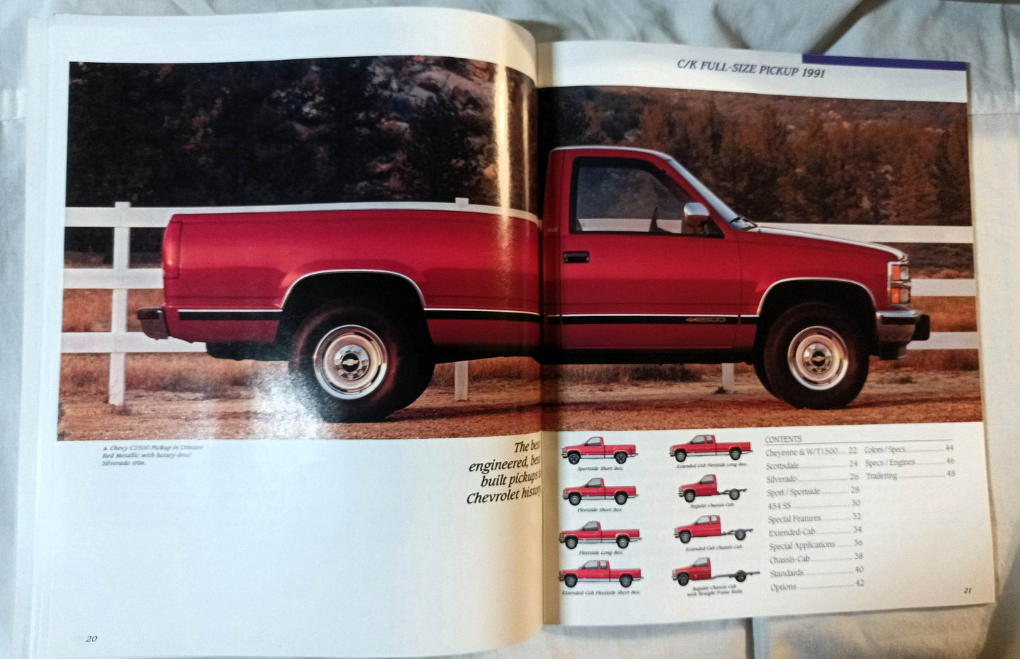 1991 Chevy Trucks Compact And Full-size Pickup Dealer Sales Brochure - TulipStuff