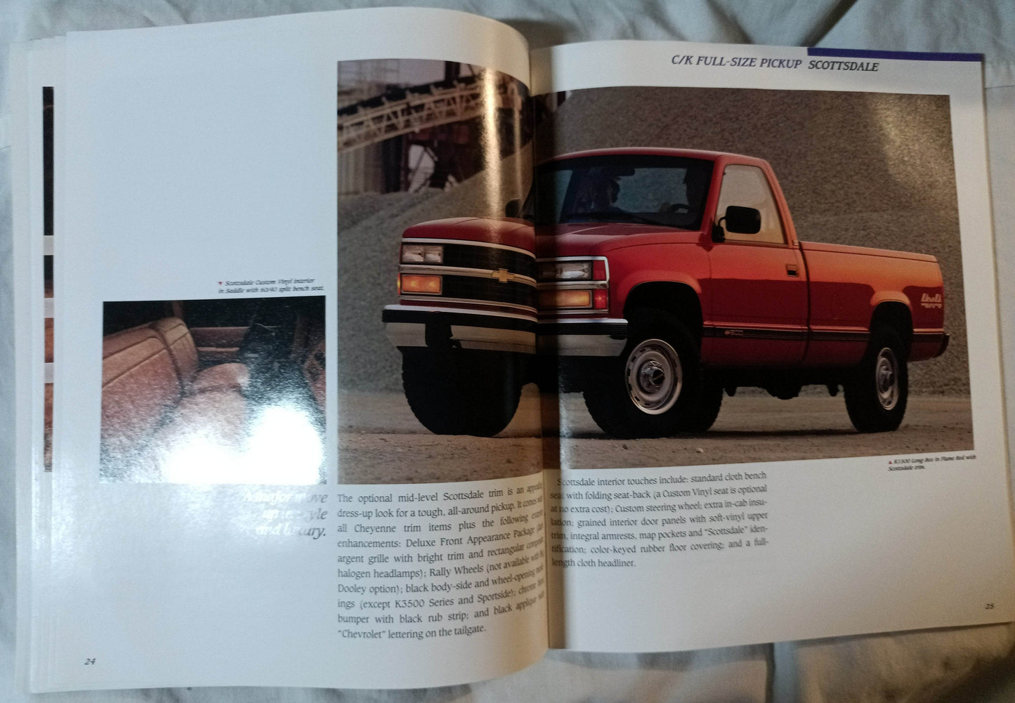 1991 Chevy Trucks Compact And Full-size Pickup Dealer Sales Brochure - TulipStuff