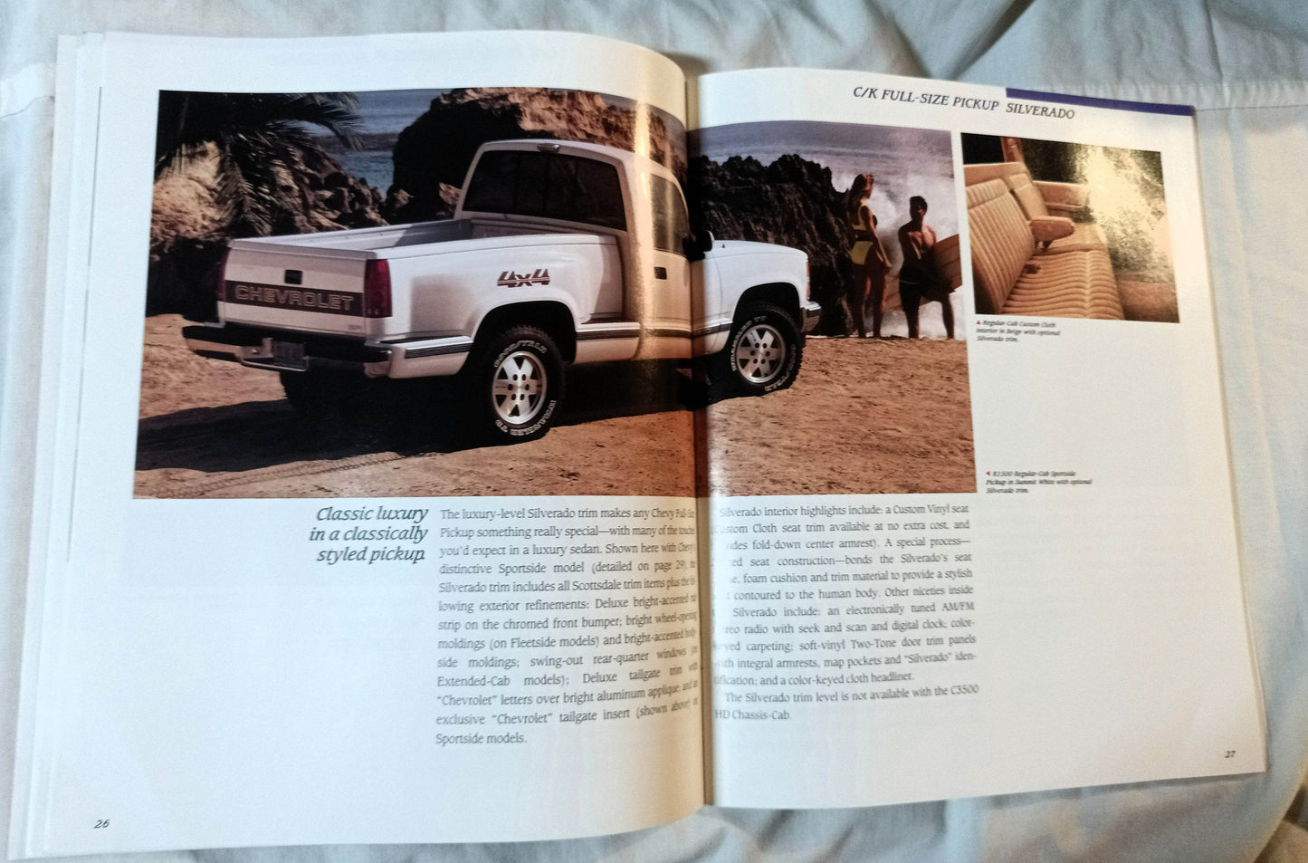 1991 Chevy Trucks Compact And Full-size Pickup Dealer Sales Brochure - TulipStuff
