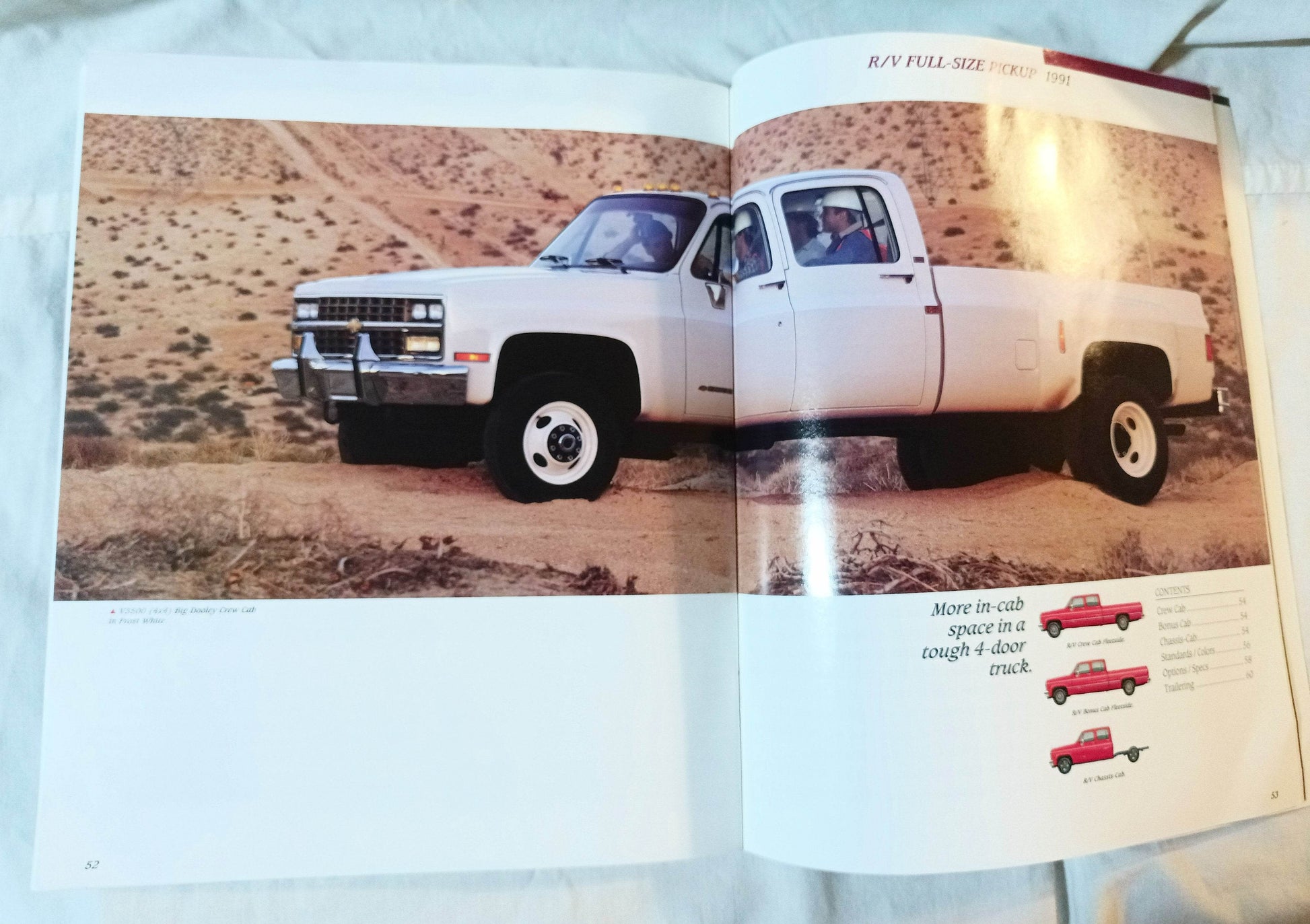 1991 Chevy Trucks Compact And Full-size Pickup Dealer Sales Brochure - TulipStuff