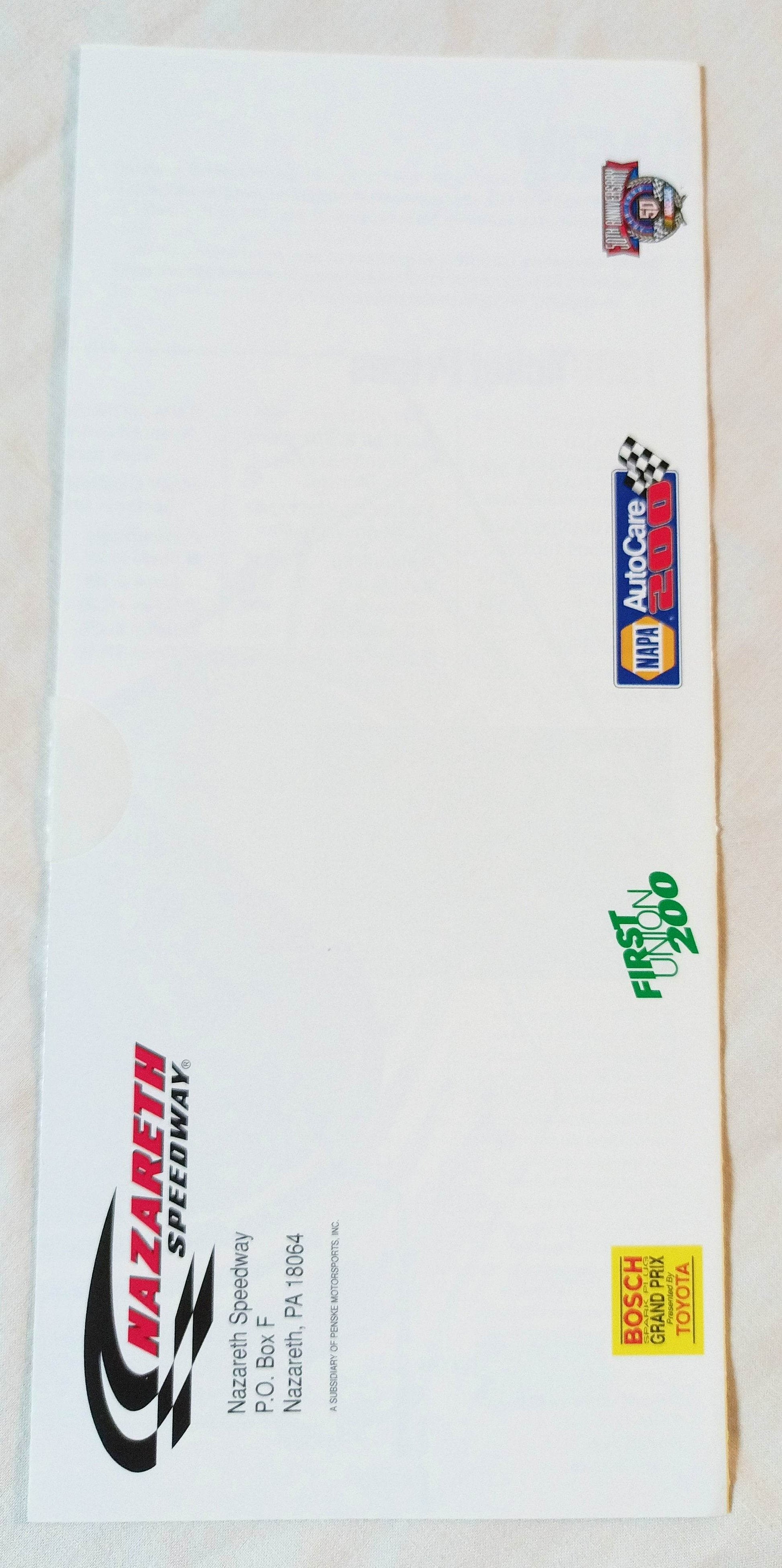 Nazareth Speedway 1998 Race Schedule Info Brochure Pennsylvania - TulipStuff