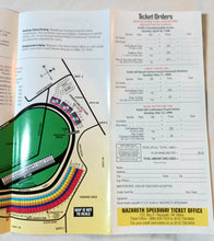 Load image into Gallery viewer, Nazareth Speedway 1998 Race Schedule Info Brochure Pennsylvania - TulipStuff
