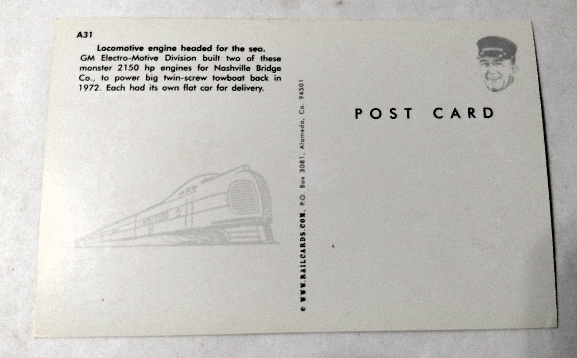 GM Electro-Motive Division 2150hp Loco Engine Used To Power Towboat - TulipStuff