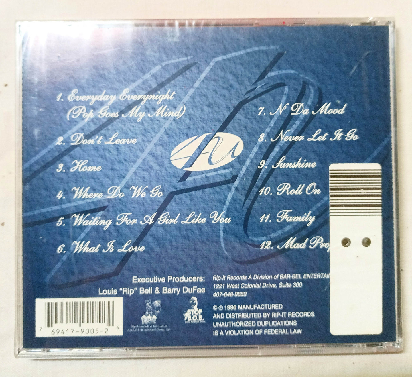 4U Just For You Orlando Soul Contemporary R&B Album CD 1996 - TulipStuff