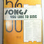 56 Songs You Like To Sing Vocal Piano Sheet Music Book G Schirmer 1937 - TulipStuff
