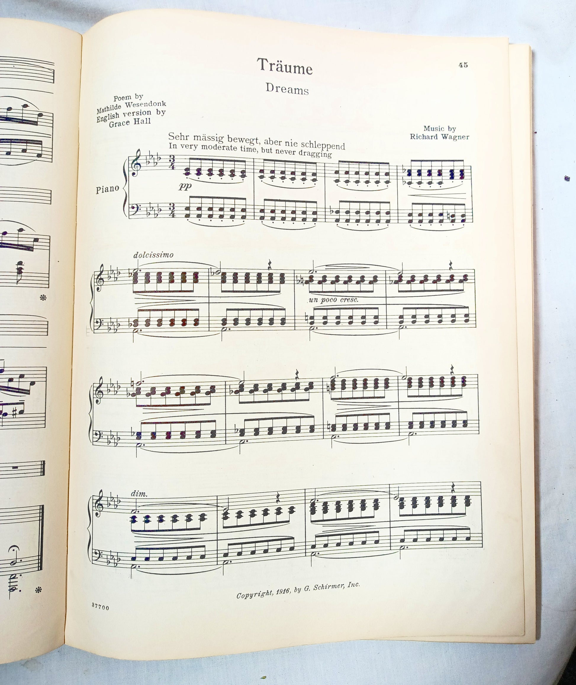 56 Songs You Like To Sing Vocal Piano Sheet Music Book G Schirmer 1937 - TulipStuff