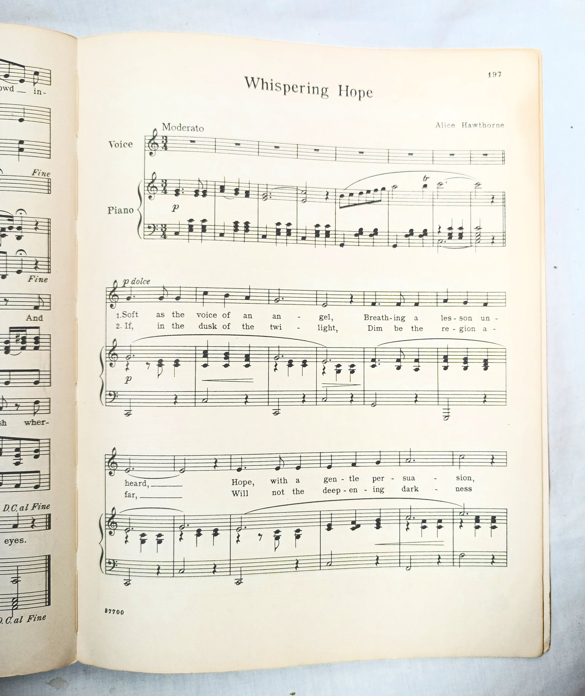 56 Songs You Like To Sing Vocal Piano Sheet Music Book G Schirmer 1937 - TulipStuff