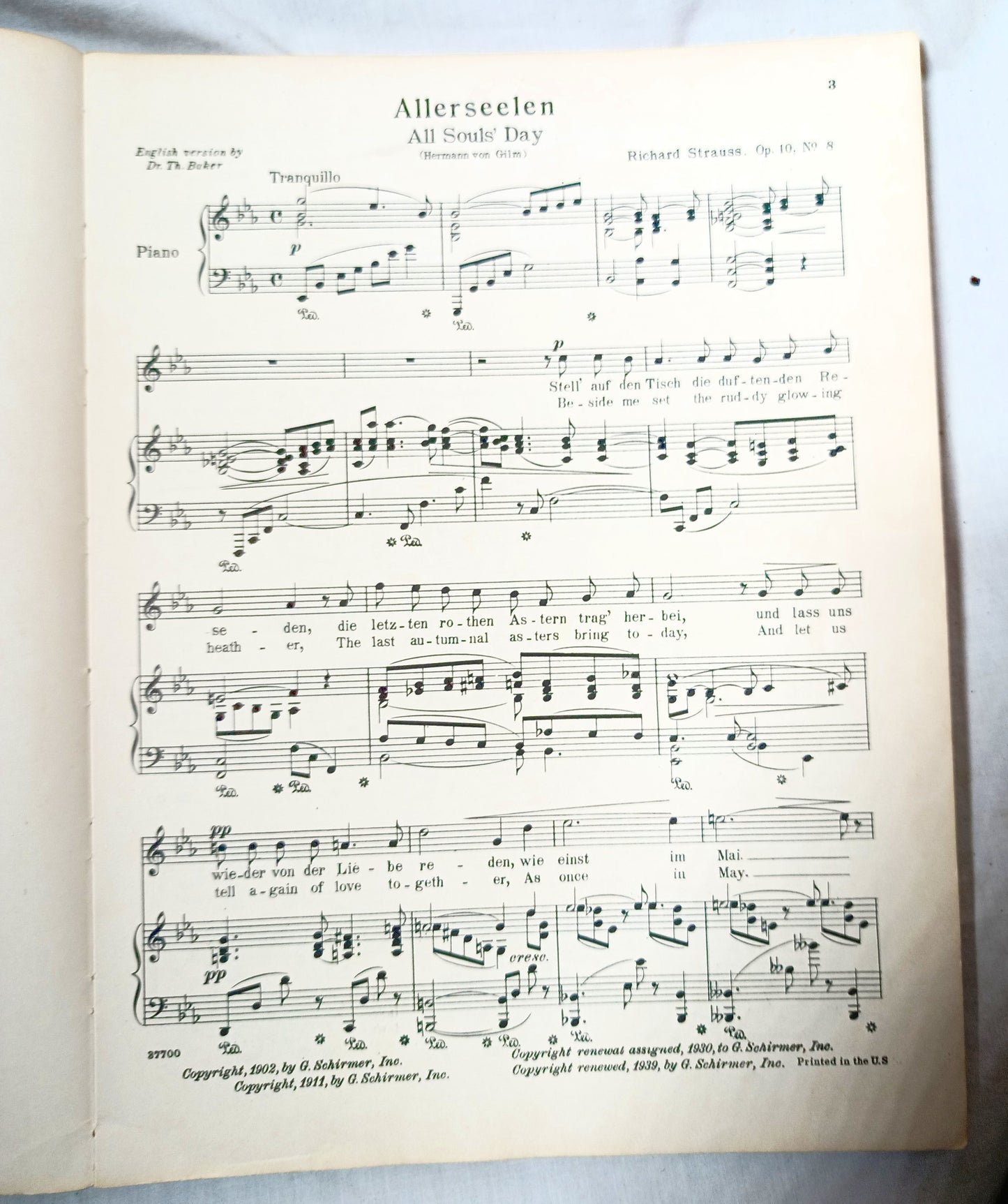 56 Songs You Like To Sing Vocal Piano Sheet Music Book G Schirmer 1937 - TulipStuff