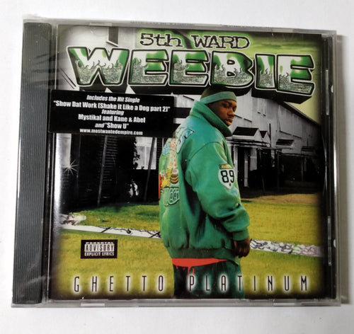 5th Ward Weebie Ghetto Platinum New Orleans Thug Rap Album CD 2000 - TulipStuff