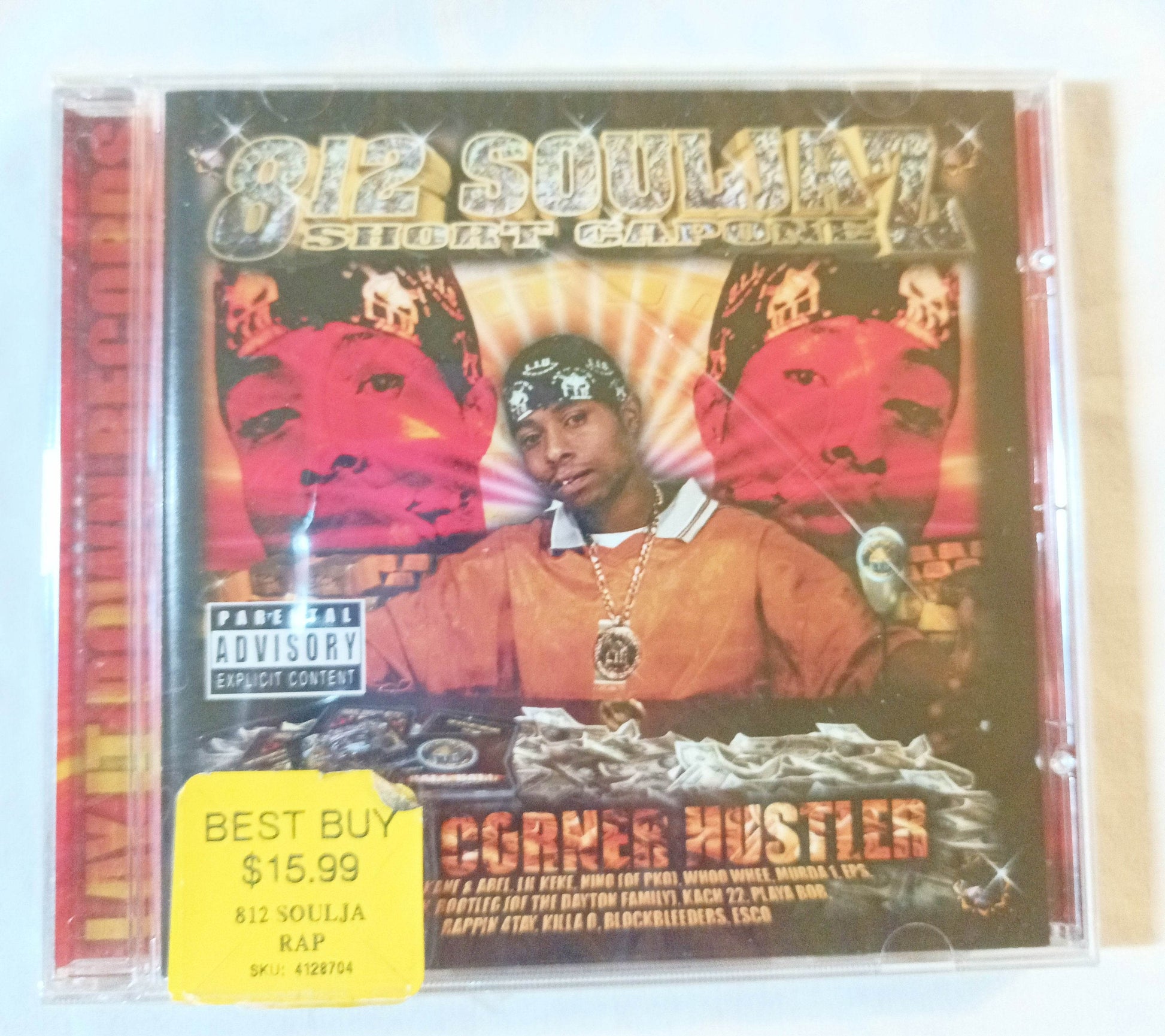 Short Capone of 812 Souljaz Four Corner Hustler Gangsta Album CD 2001 - TulipStuff