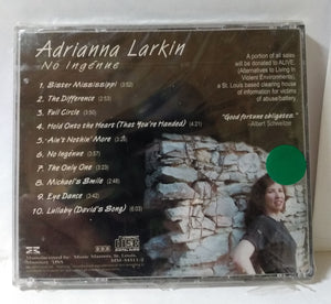 Adrianna Larkin No Ingenue Folk Album CD - TulipStuff