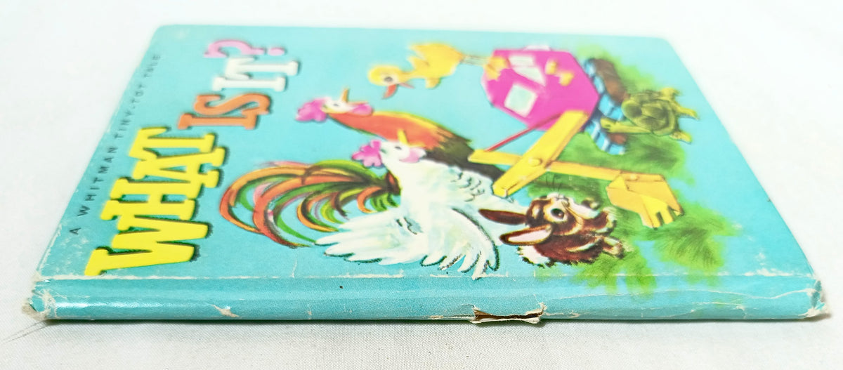 What Is It? Wilma Klimke Whitman Tiny Tot Tales Book Hardcover 1969 - TulipStuff