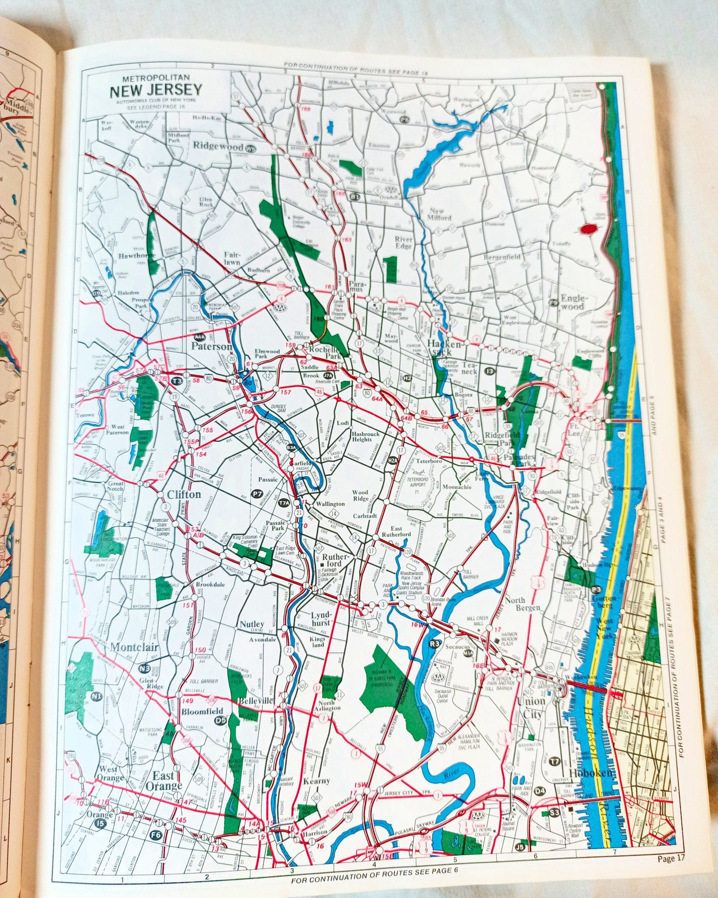 AAA Maps For Members New York City And Vicinity 1995 - TulipStuff