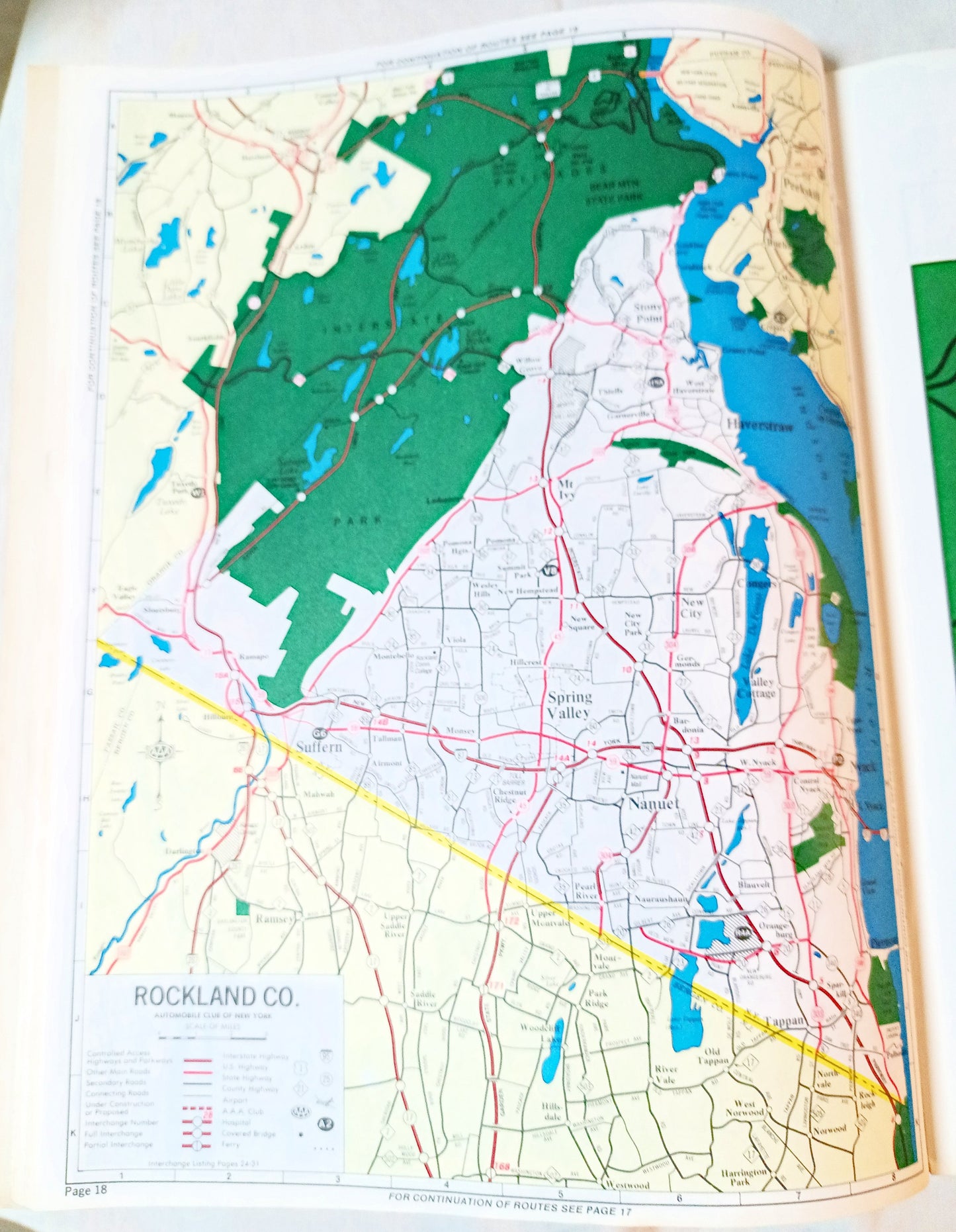 AAA Maps For Members New York City And Vicinity 1995 - TulipStuff