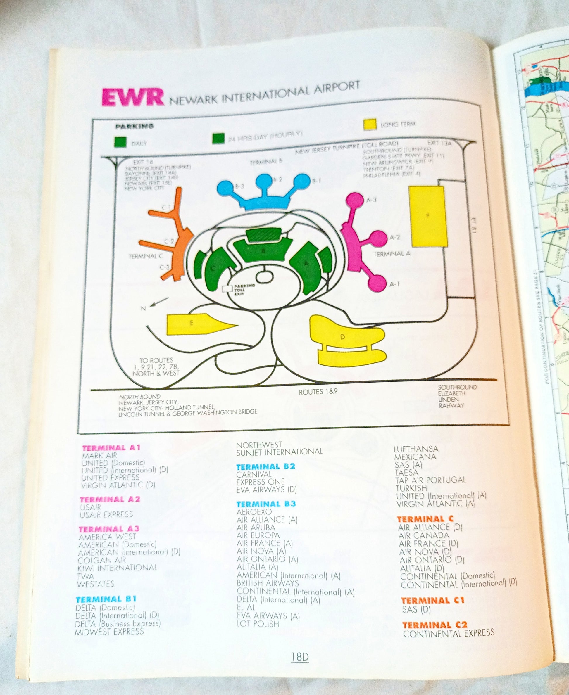 AAA Maps For Members New York City And Vicinity 1995 - TulipStuff