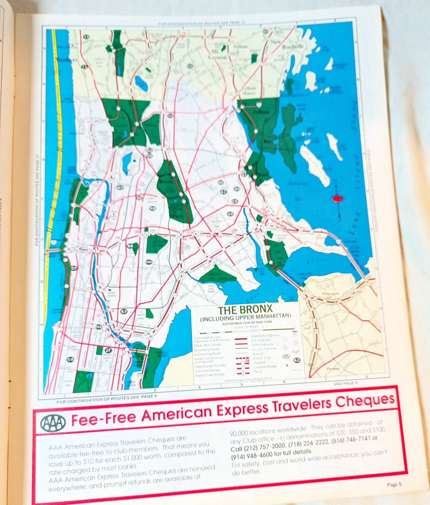 AAA Maps For Members New York City And Vicinity 1995 - TulipStuff