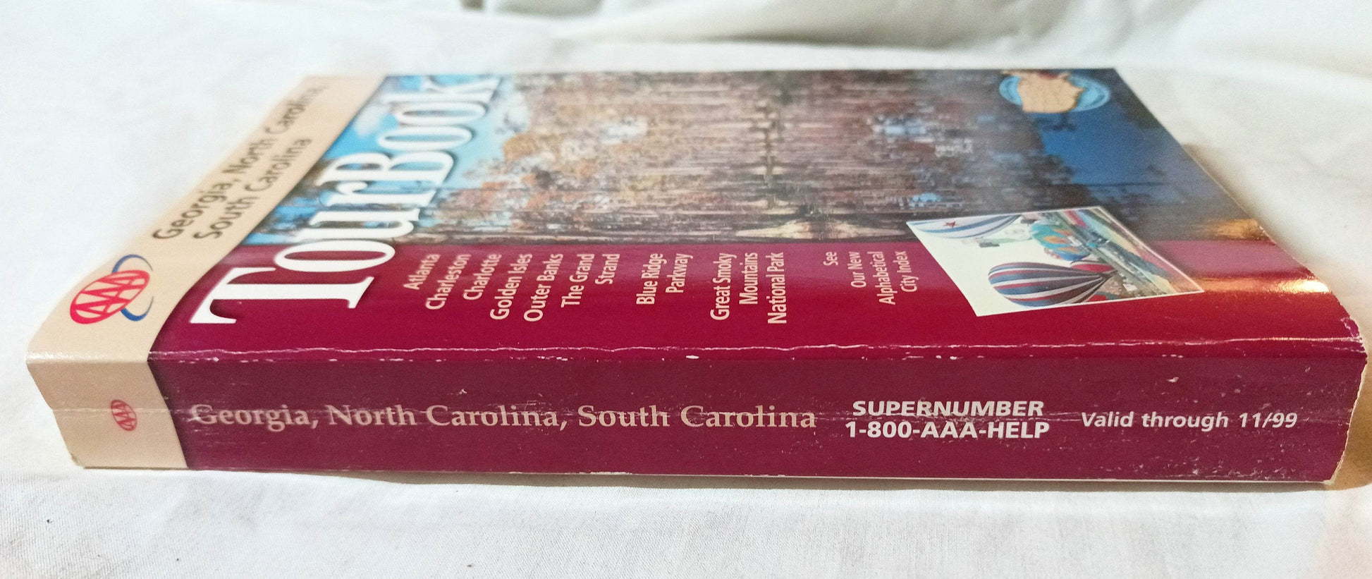 AAA TourBook 1999 Georgia North Carolina South Carolina Travel Guide - TulipStuff