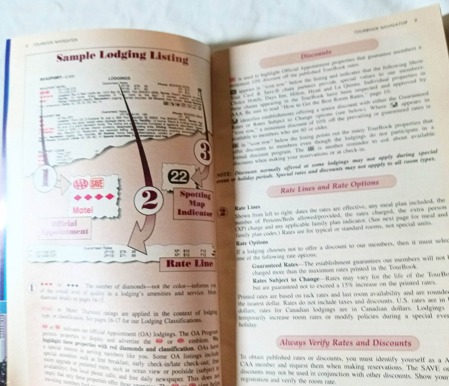 AAA TourBook 1999 Georgia North Carolina South Carolina Travel Guide - TulipStuff