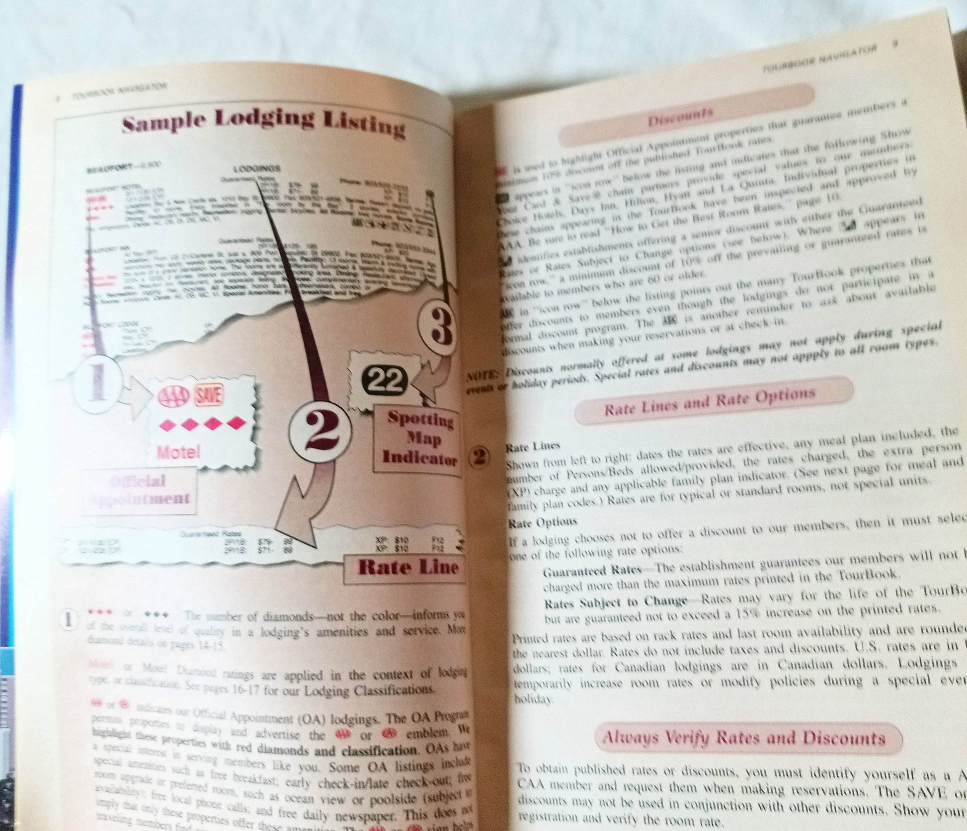 AAA TourBook 1999 Georgia North Carolina South Carolina Travel Guide - TulipStuff