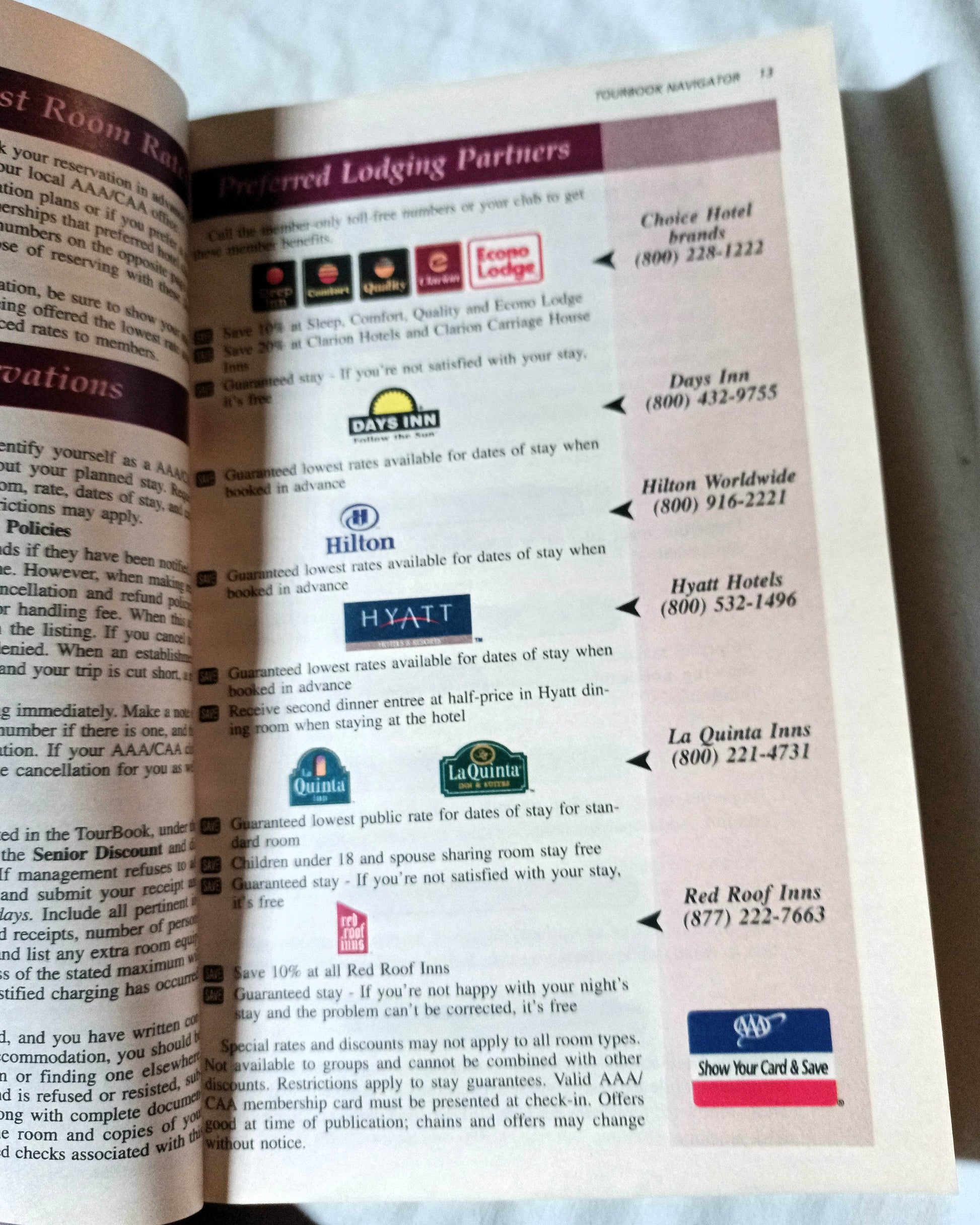 AAA TourBook 1999 Georgia North Carolina South Carolina Travel Guide - TulipStuff