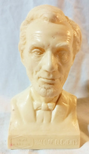 Abraham Lincoln Bust Mold-A-Rama Museum Science Industry Chicago 1968 - TulipStuff