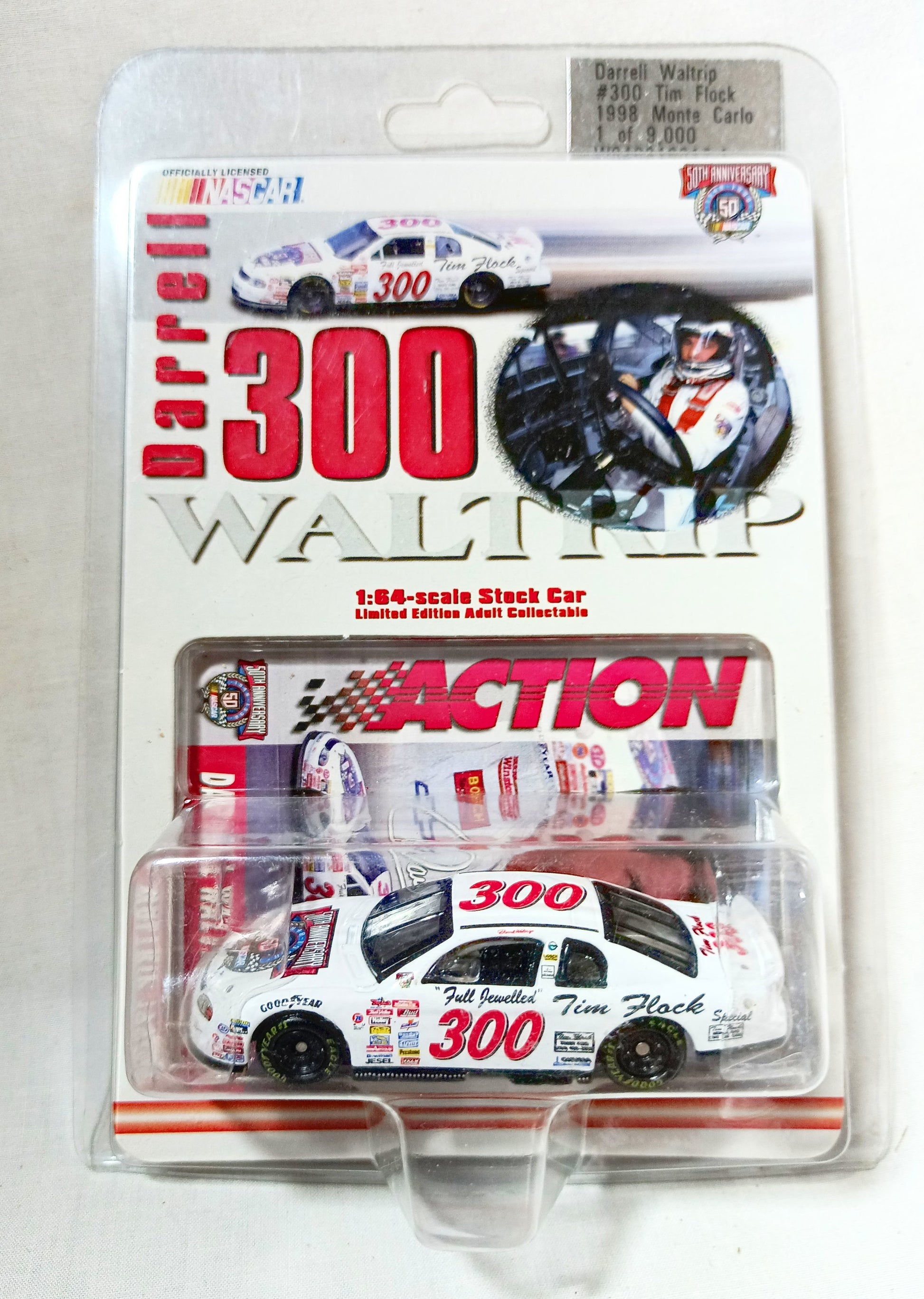 Action Racing 1998 Darrell Waltrip #300 Tim Flock Monte Carlo NASCAR 50th - TulipStuff