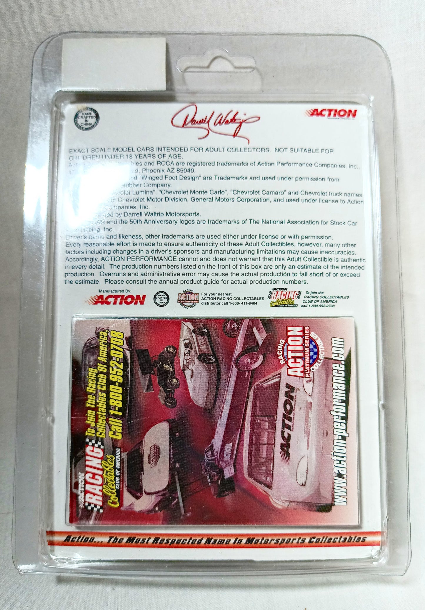 Action Racing 1998 Darrell Waltrip #300 Tim Flock Monte Carlo NASCAR 50th - TulipStuff
