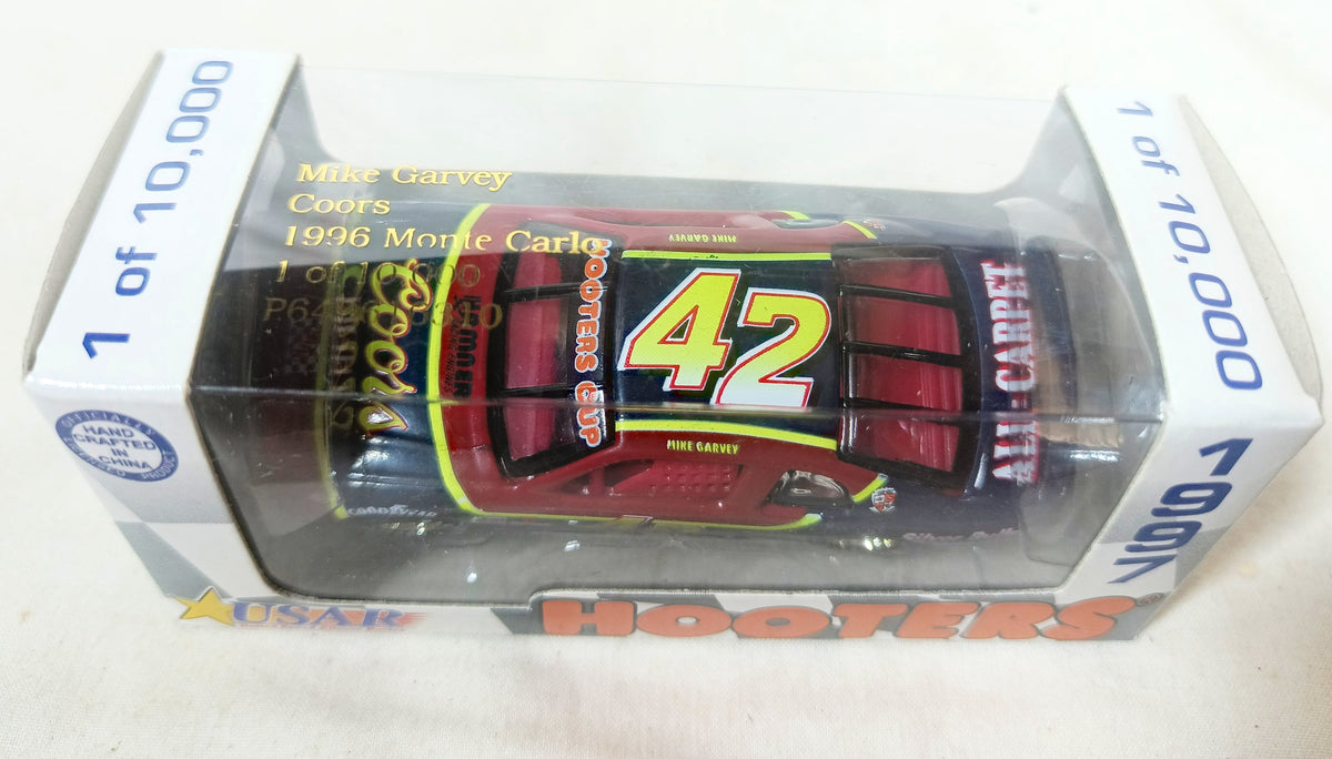 Action USAR Hooters Racing Mike Garvey #42 Coors 1996 Monte Carlo - TulipStuff