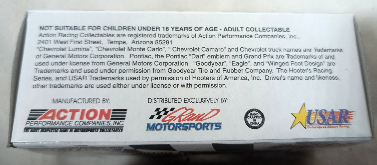 Action USAR Hooters Racing Mike Garvey #42 Coors 1996 Monte Carlo - TulipStuff