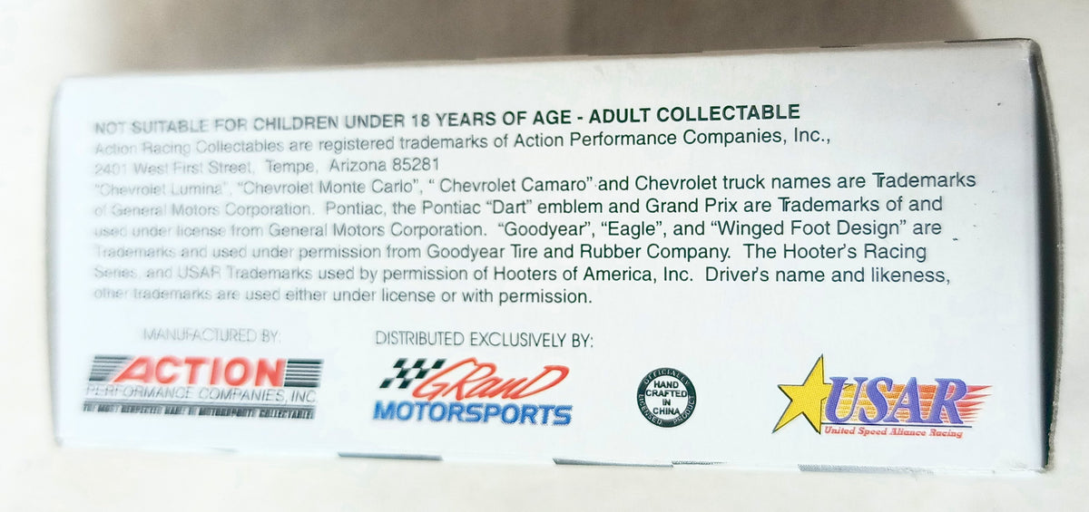 Action USAR Hooters Racing Mario Gosselin #10 Jackaroo 1996 Pontiac - TulipStuff