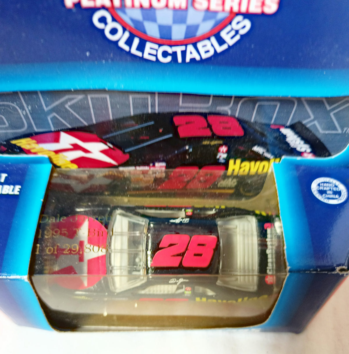 Action Racing Platinum Series 1995 Dale Jarrett #28 Havoline SkyBox - TulipStuff