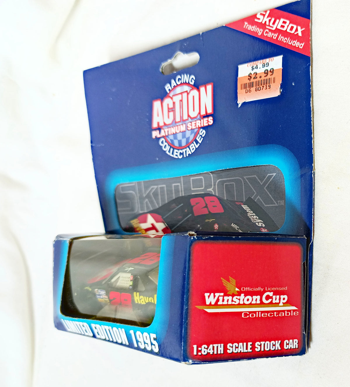 Action Racing Platinum Series 1995 Dale Jarrett #28 Havoline SkyBox - TulipStuff