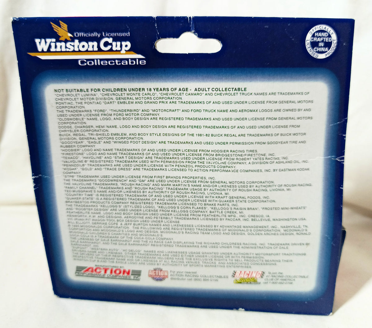 Action Racing Platinum Series 1995 Dale Jarrett #28 Havoline SkyBox - TulipStuff