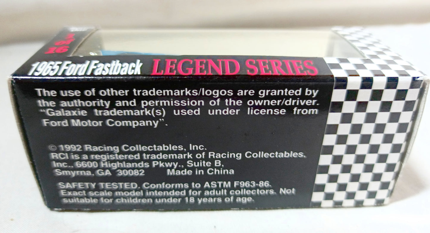 Action Racing Collectables Legend Series Ned Jarrett 1965 Ford Fastback - TulipStuff
