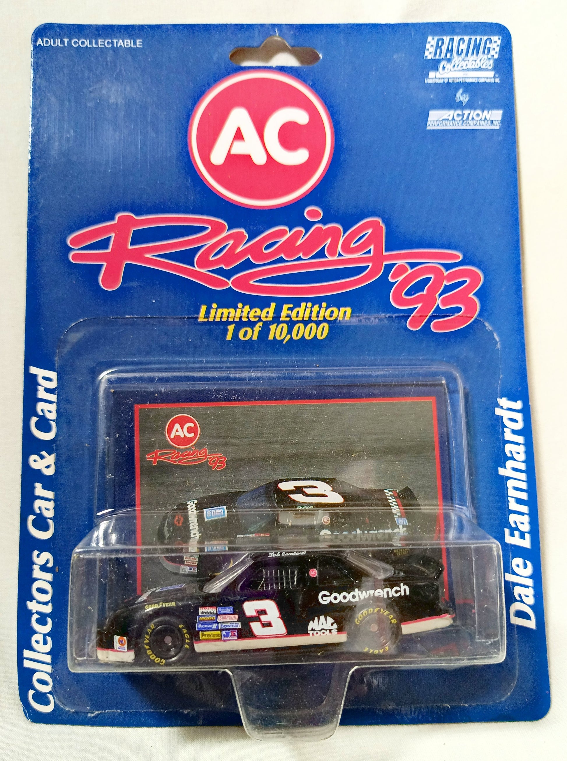 Action Racing Collectibles 1993 AC Racing Dale Earnhardt Goodwrench - TulipStuff