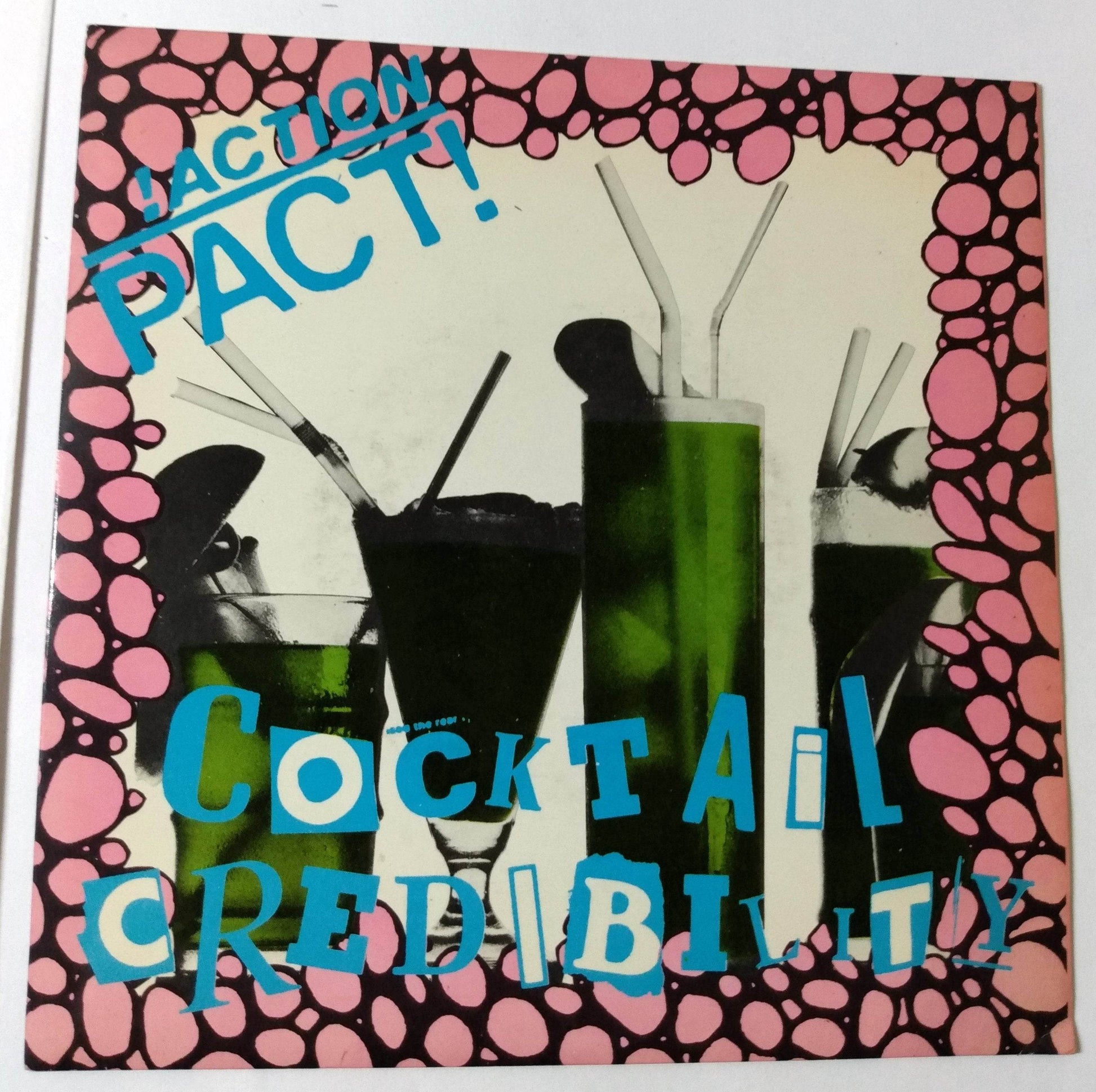 Action Pact Cocktail Credibility / Consumer Madness 7" Vinyl Fallout 1984 - TulipStuff