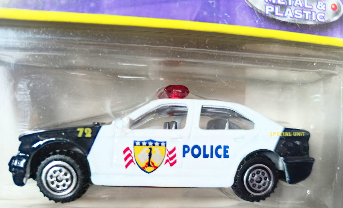 Action Team Playset Police Sedan Anti-Riot Unit Truck Singafund 1990's - TulipStuff