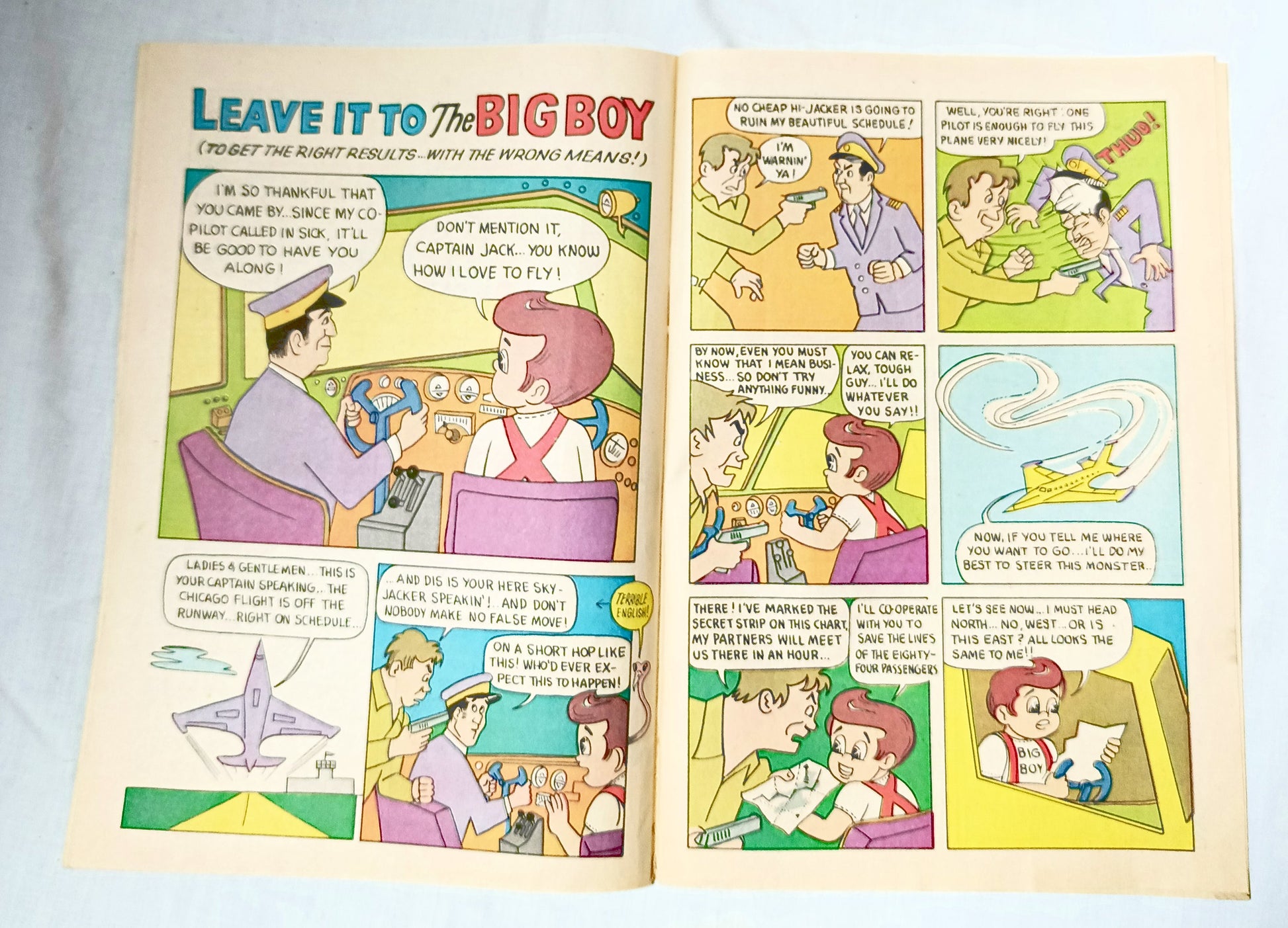 Adventures Of The Big Boy Issue #199 Abdow's Restaurant Comic Nov 1973 - TulipStuff