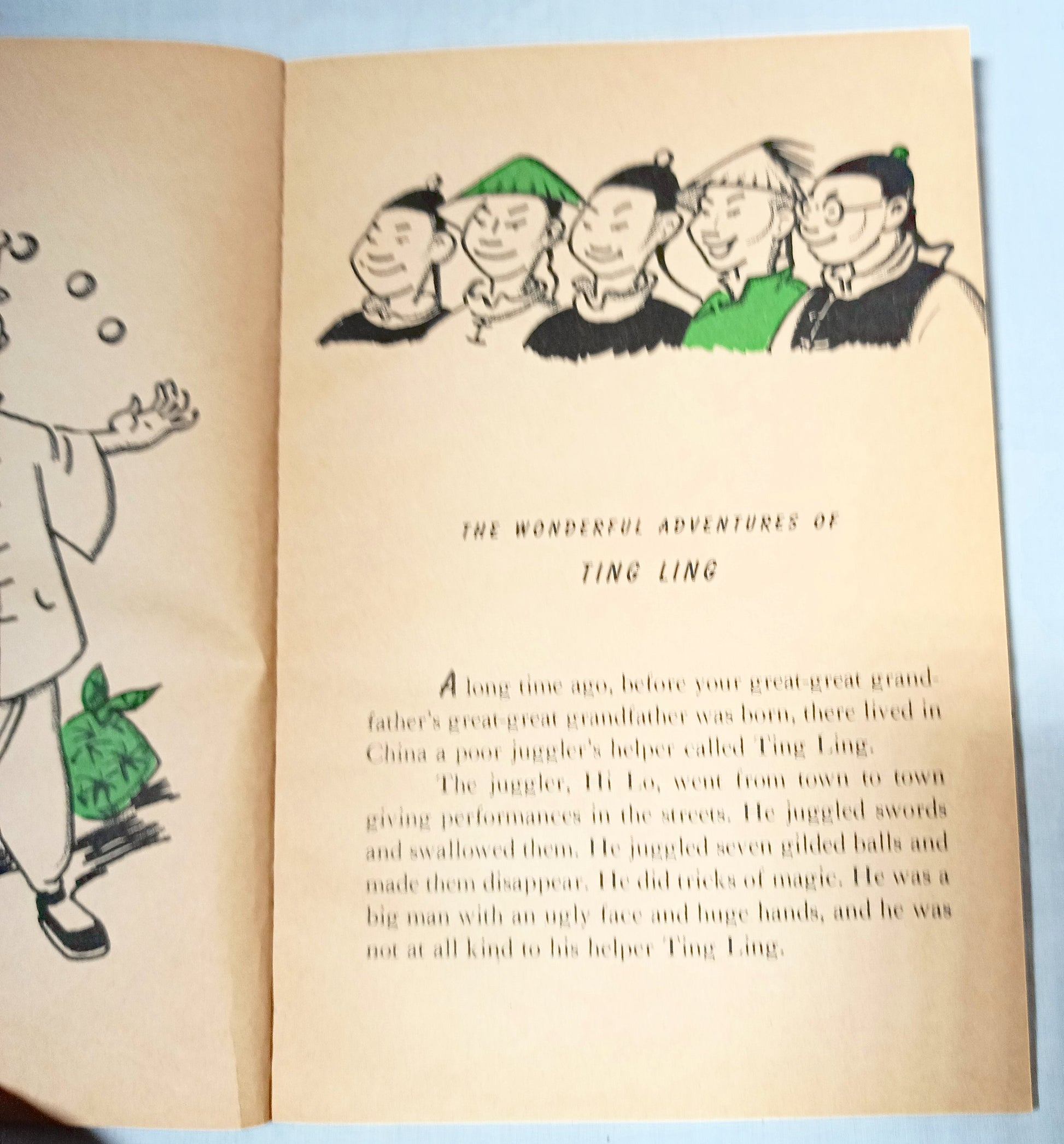 The Wonderful Adventures Of Ting Ling Vernon Bowen Paperback 1966 - TulipStuff